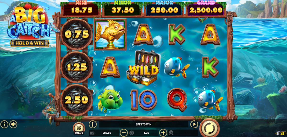 BetSoft A Big Catch Screenshot