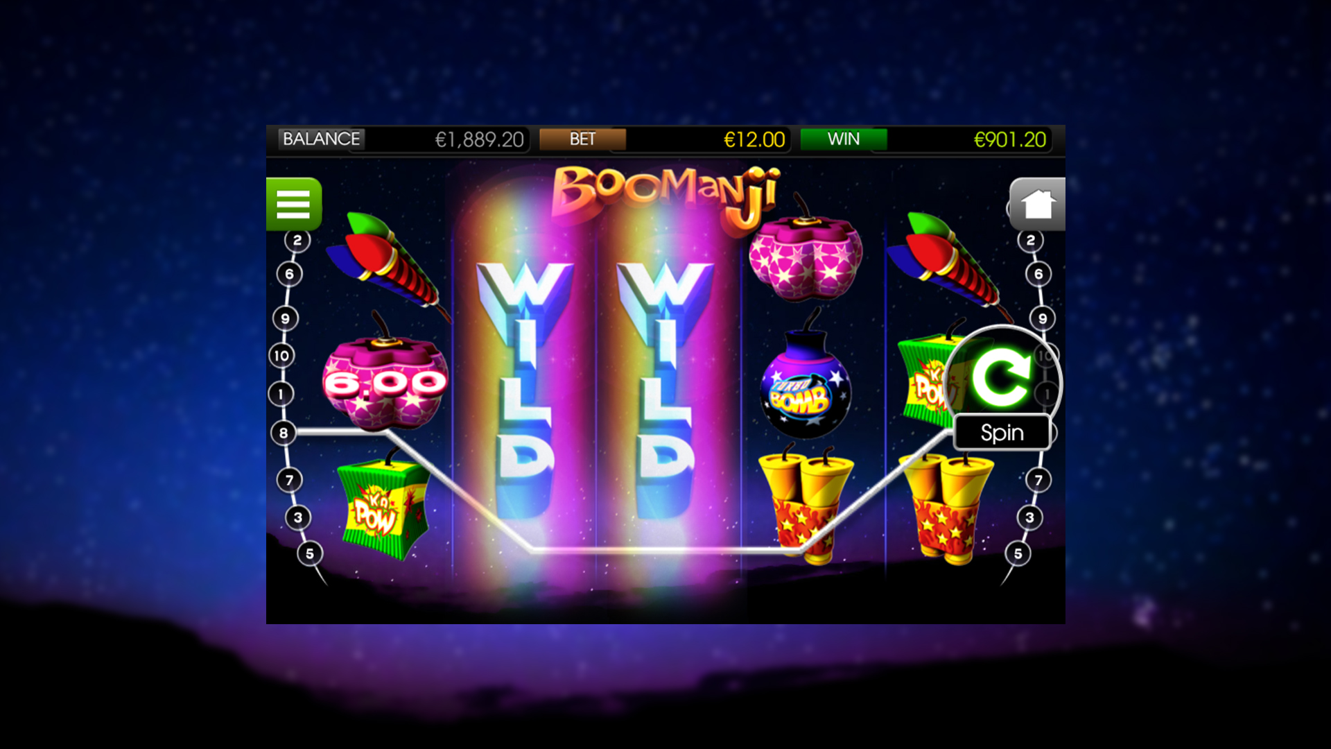 BetSoft Boomanji Screenshot