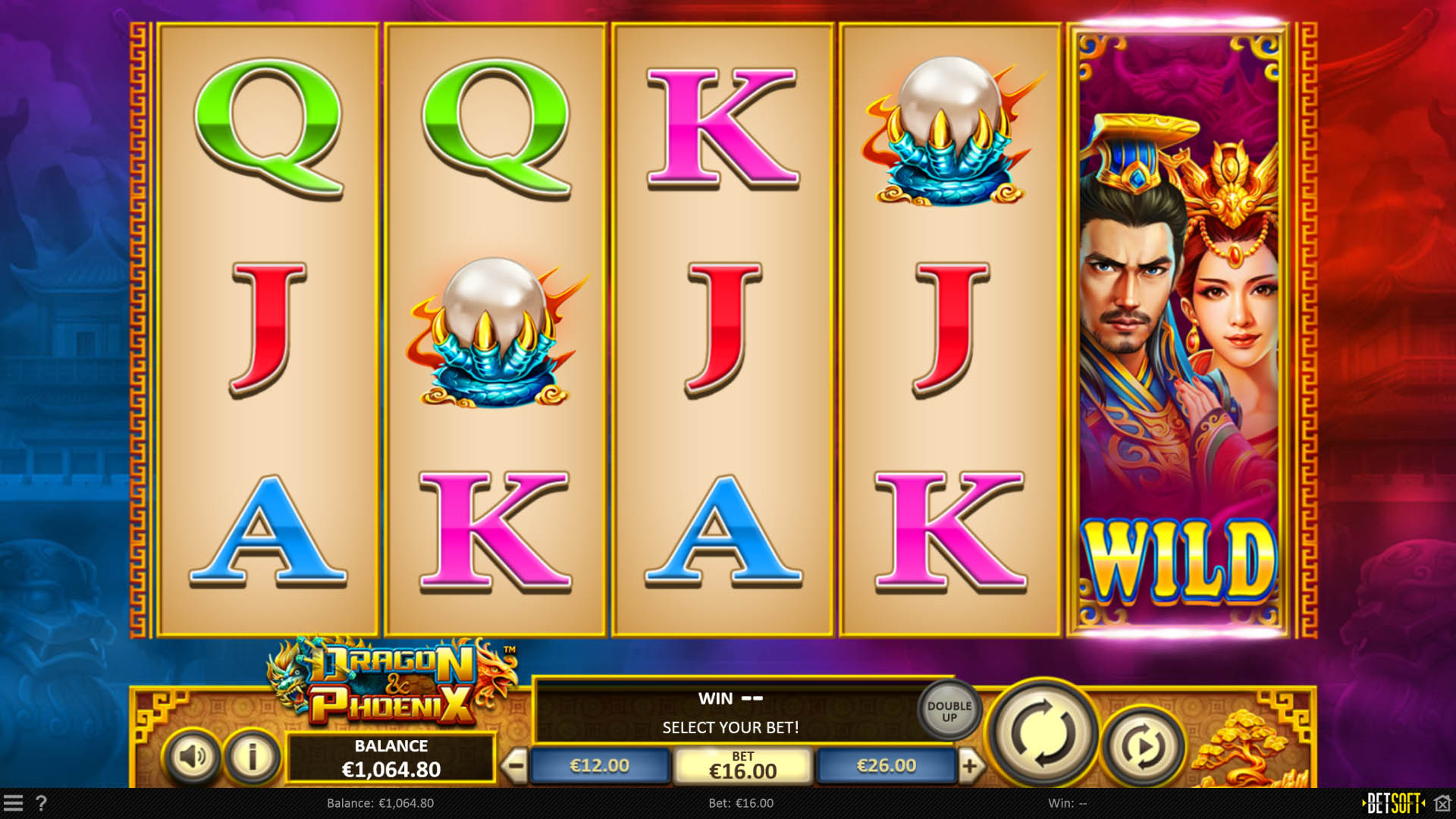 BetSoft Dragon & Phoenix Screenshot