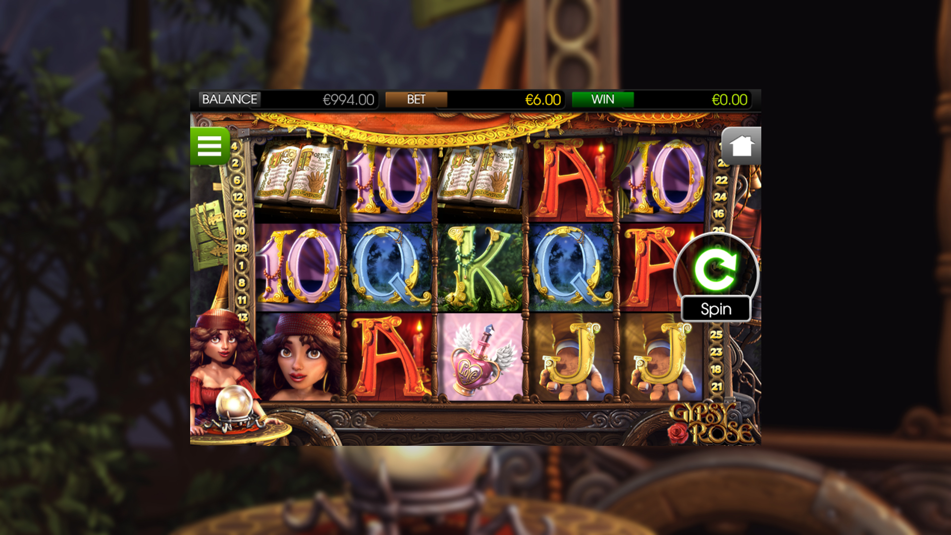 BetSoft Gypsy Rose Screenshot