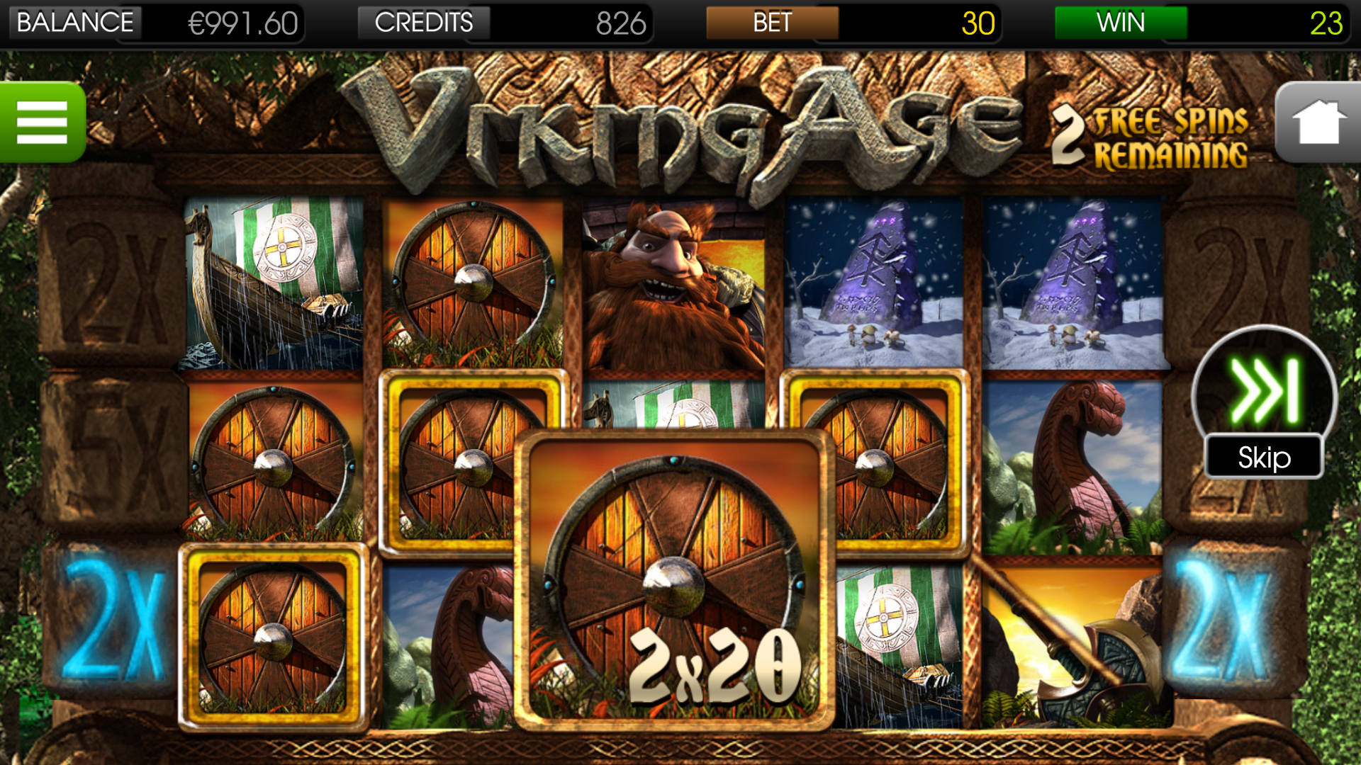 BetSoft Viking Age Screenshot