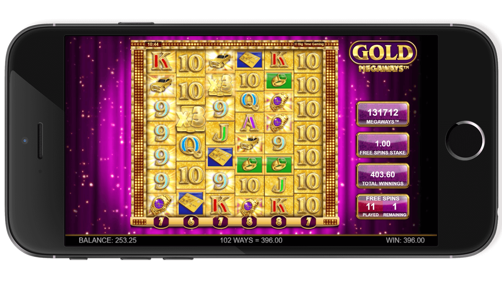 Gold Megaways Screenshot