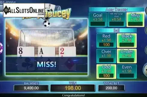 Acey Deucey Screenshot