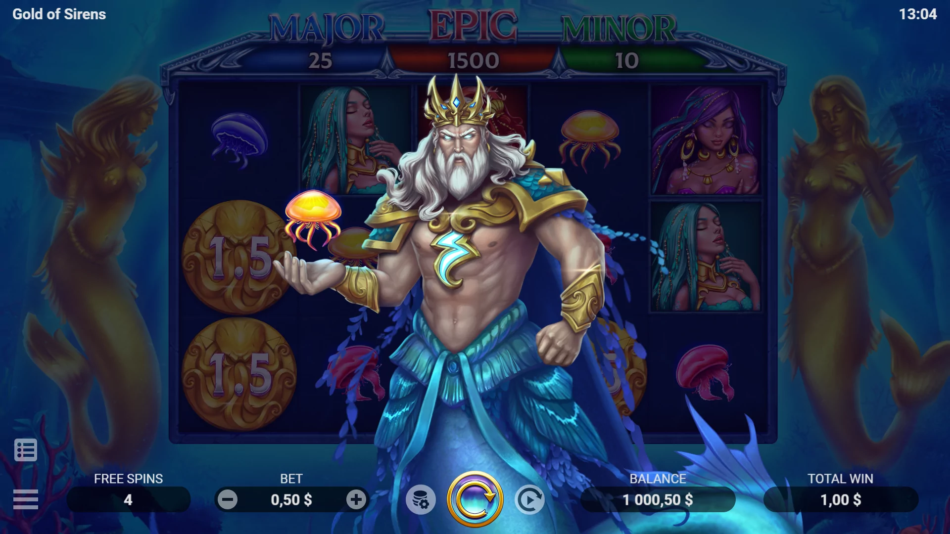 EVO Gold of Sirens Screenshot