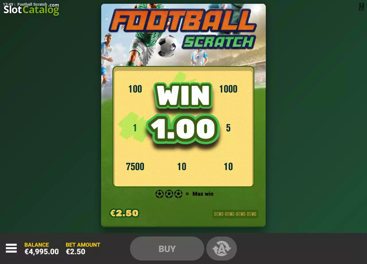 Hack Football Scratch Screenshot