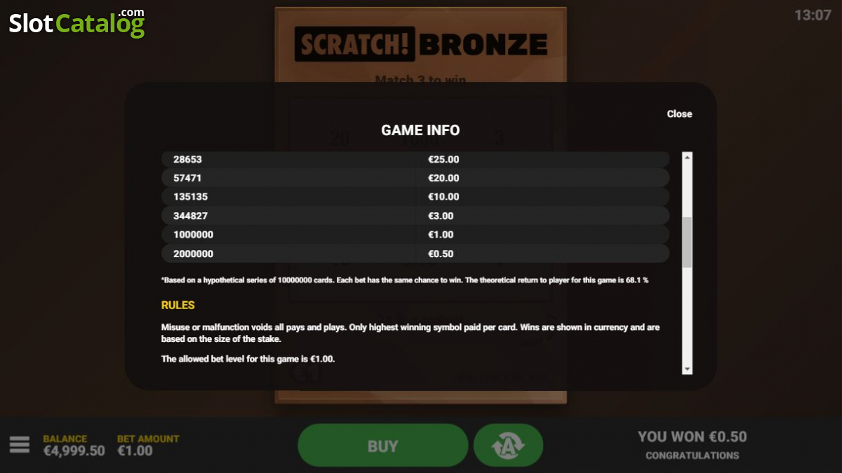 Hack Scratch Bronze Screenshot