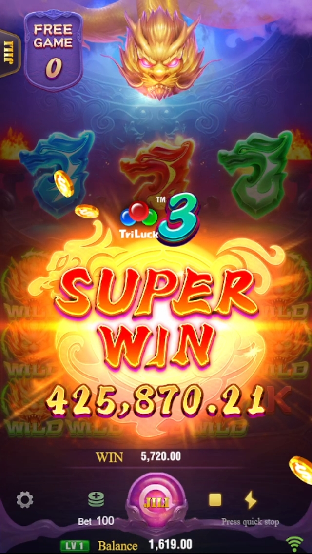 JILI 3 Pot Dragons Screenshot