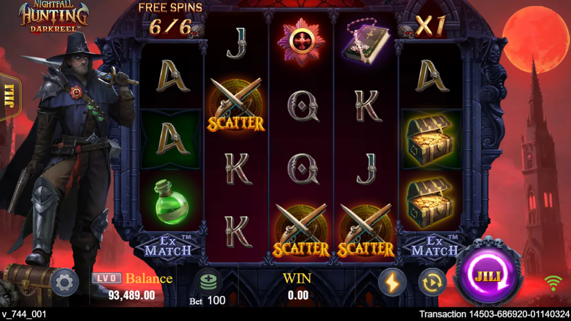 JILI Nightfall Hunting Screenshot