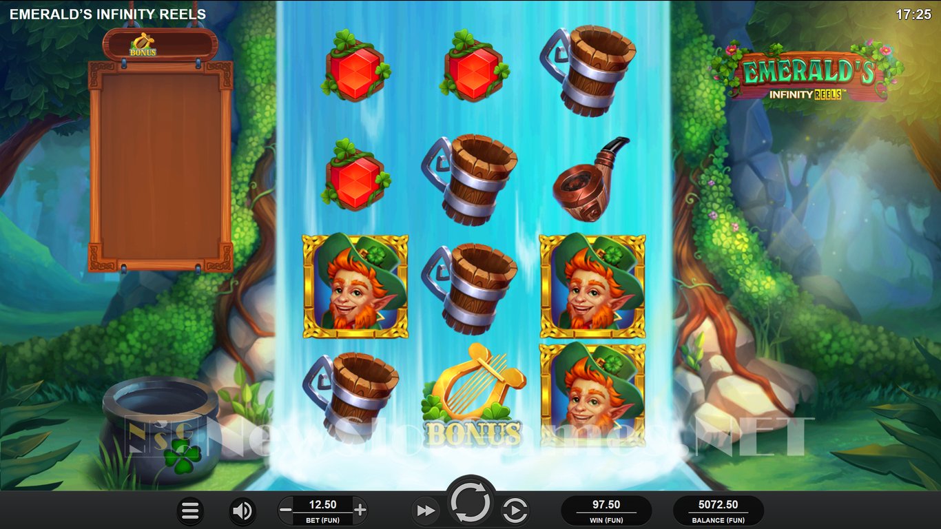 Emeralds Infinity Reels Screenshot