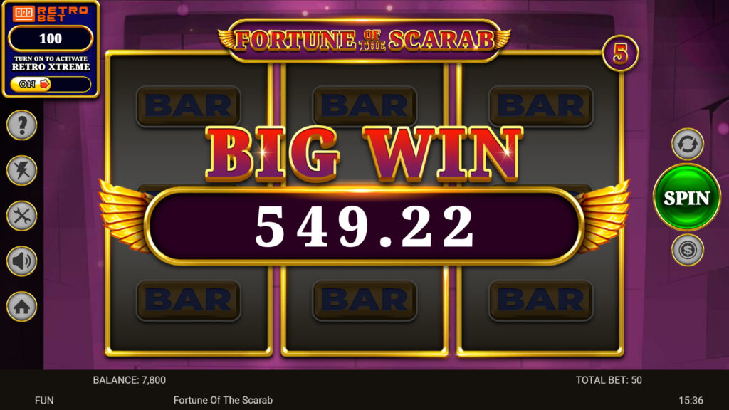 SP Fortune Of The Scarab Screenshot