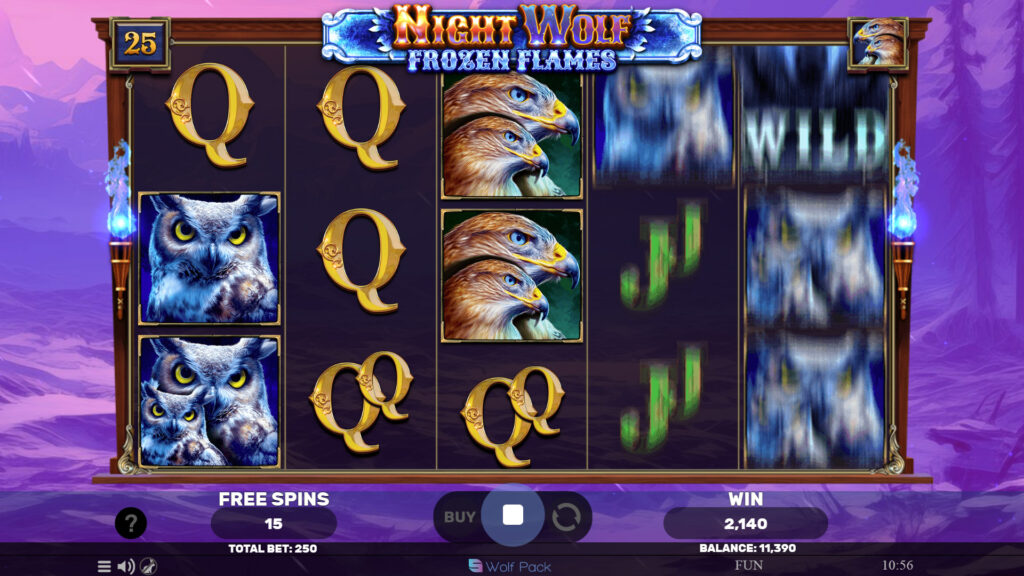 SP Night Wolf Frozen Flame Screenshot