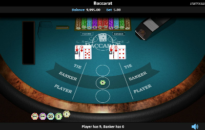 WG Baccarat Screenshot