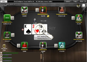 WG Texas Hold'em Screenshot