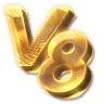 V8 Poker Logo at Slotulous